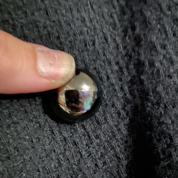 Classic Black Peacoat - Picture 5 of 7